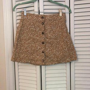 Kendall & Kylie Flower Print Skirt